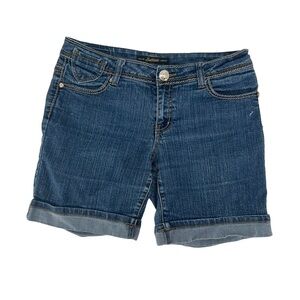 South Pole Jeans Co Embellished Cuffed Hem Shorts Size 13 Women’s